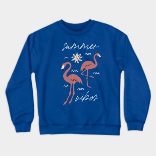 Flamingo Vibes Crewneck Sweatshirt